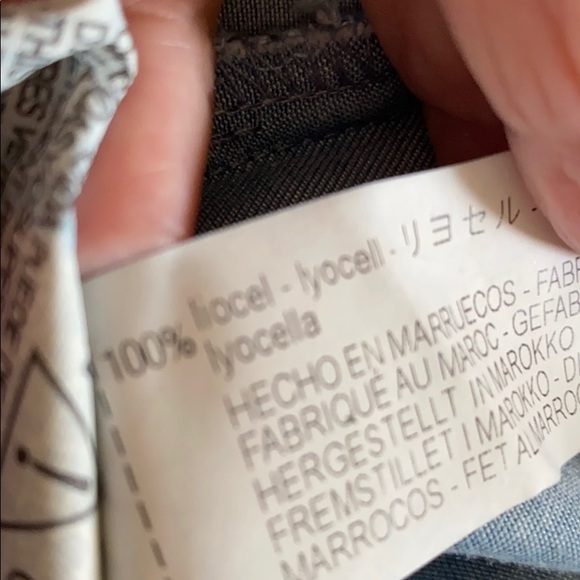 Zara Jean Oversized Shirt ButtonDown Patch Pocket - Picture 8 of 8